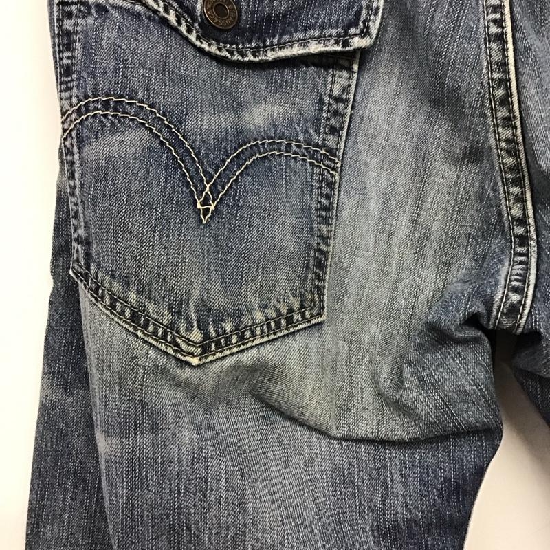 リーバイストラウスアンドコー Levi Strauss & co. パンツ デニム、ジーンズ デニムパンツ スリムパンツ カジュアルパンツ ストレッチパンツ 30インチ ダメージ加工 インディゴ / インディゴ / Indigo メンズ USED 古着 中古 10151936