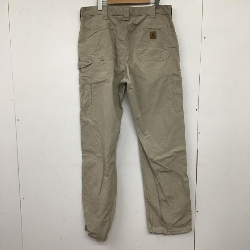 カーハート Carhartt パンツ ワークパンツ、ペインターパンツ ワークパンツ ワイドパンツ カジュアルパンツ カーゴパンツ 36 ロゴ、文字 灰 / グレー / gray メンズ USED 古着 中古 10151937