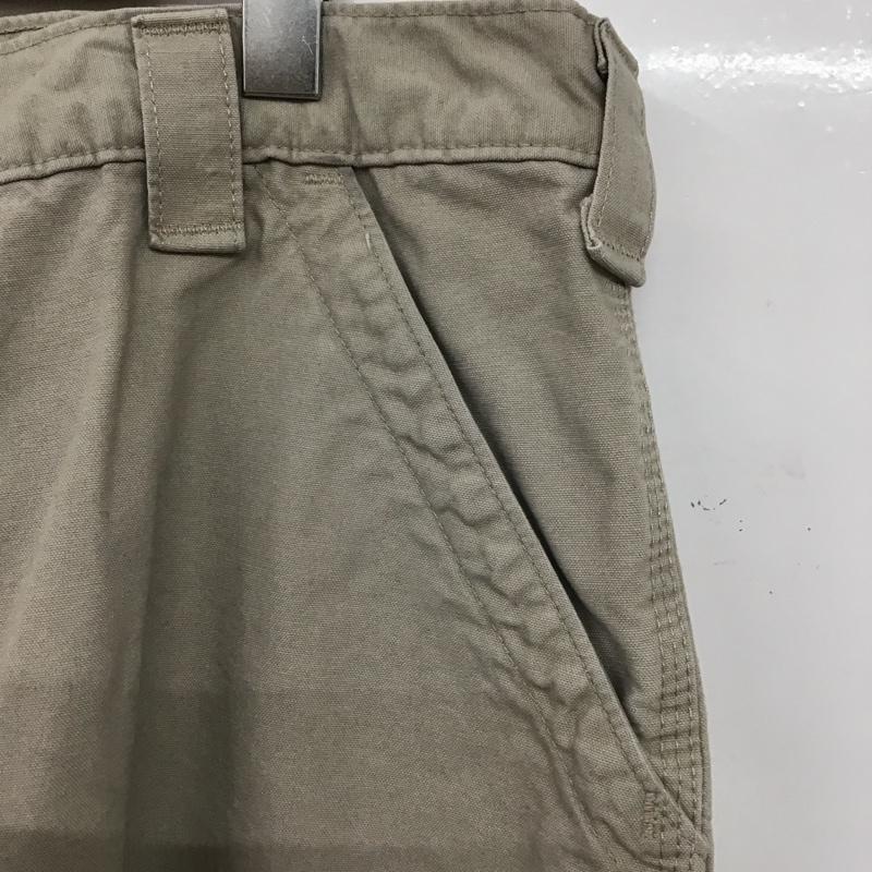 カーハート Carhartt パンツ ワークパンツ、ペインターパンツ ワークパンツ ワイドパンツ カジュアルパンツ カーゴパンツ 36 ロゴ、文字 灰 / グレー / gray メンズ USED 古着 中古 10151937