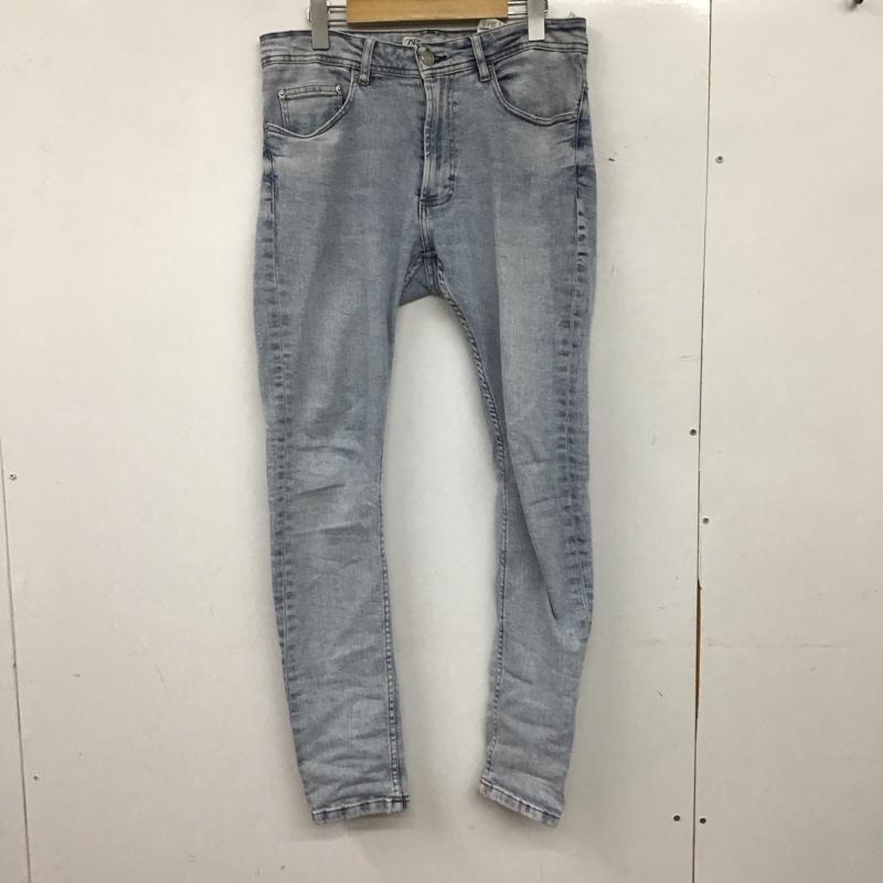 ザラ ZARA パンツ デニム、ジーンズ デニムパンツ スリムパンツ カジュアルパンツ ストレッチパンツ 40 無地 インディゴ / インディゴ / Indigo メンズ USED 古着 中古 10151941