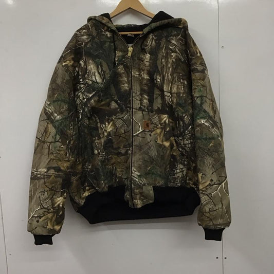 カーハート Carhartt ジャケット、上着 ジャンパー、ブルゾン ジップアップパーカー 長袖パーカー カジュアルジャケット アウター XL プリント マルチカラー / マルチカラー / multicolor メンズ USED 古着 中古 10151946