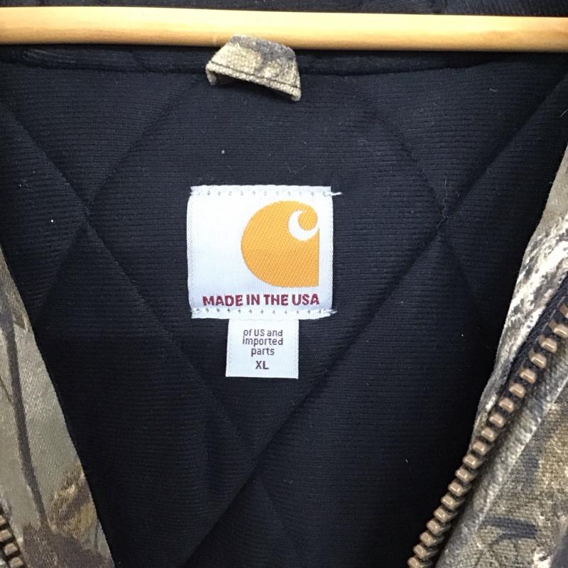 カーハート Carhartt ジャケット、上着 ジャンパー、ブルゾン ジップアップパーカー 長袖パーカー カジュアルジャケット アウター XL プリント マルチカラー / マルチカラー / multicolor メンズ USED 古着 中古 10151946