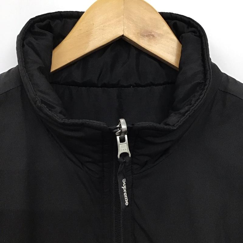 シュプリーム Supreme ジャケット、上着 ジャンパー、ブルゾン 15AW リバーシブルハーフジッププルオーバー S ロゴ、文字 黒 / ブラック / black メンズ USED 古着 中古 10151947
