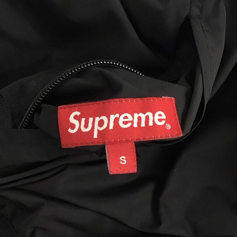 シュプリーム Supreme ジャケット、上着 ジャンパー、ブルゾン 15AW リバーシブルハーフジッププルオーバー S ロゴ、文字 黒 / ブラック / black メンズ USED 古着 中古 10151947