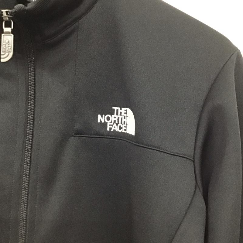 ザノースフェイス THE NORTH FACE ジャケット、上着 ジャンパー、ブルゾン nt11950 ジップアップジャケット ジャージ S ロゴ、文字 黒 / ブラック / black メンズ USED 古着 中古 10151948