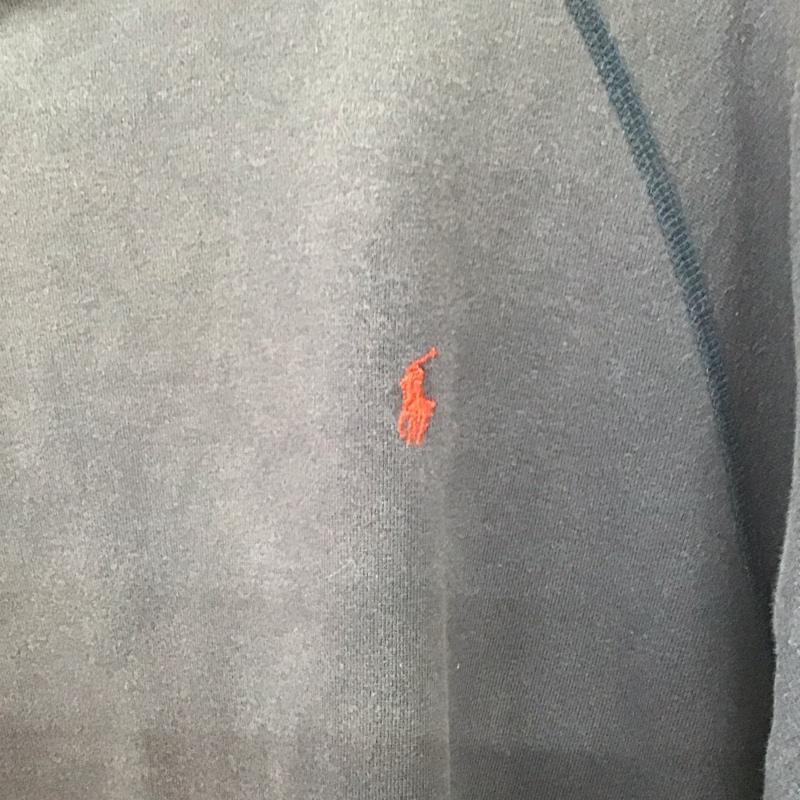 ポロバイラルフローレン Polo by RALPH LAUREN トレーナー 長袖 長袖トレーナー スウェット クルーネック プルオーバー LL ロゴ、文字 紺 / ネイビー / navy メンズ USED 古着 中古 10151950
