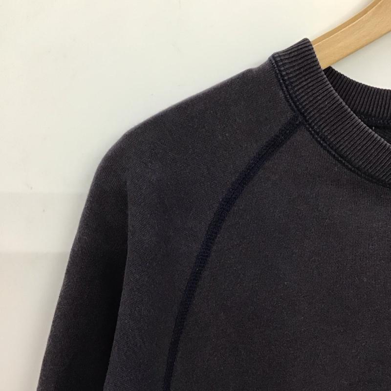 ポロバイラルフローレン Polo by RALPH LAUREN トレーナー 長袖 長袖トレーナー スウェット クルーネック プルオーバー LL ロゴ、文字 紺 / ネイビー / navy メンズ USED 古着 中古 10151950