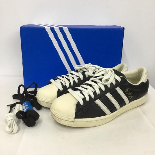 アディダス adidas スニーカー スニーカー JQ3255 Superstar Vintage 27.5cm 箱有 27.5cm ロゴ、文字 黒 / ブラック / black X 白 / ホワイト / white メンズ USED 古着 中古 10151951