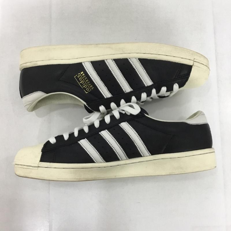 アディダス adidas スニーカー スニーカー JQ3255 Superstar Vintage 27.5cm 箱有 27.5cm ロゴ、文字 黒 / ブラック / black X 白 / ホワイト / white メンズ USED 古着 中古 10151951