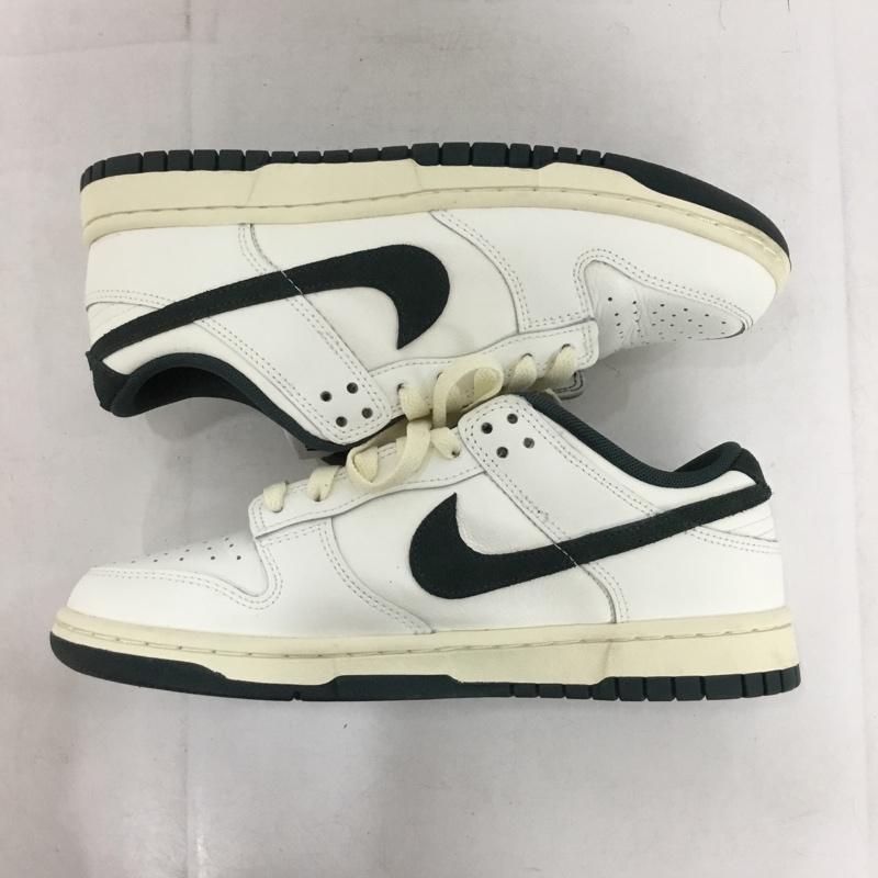 ナイキ NIKE スニーカー スニーカー FQ8080-133 DUNK LOW 25.5cm 25.5cm ロゴ、文字 白 / ホワイト / white X 緑 / グリーン / green メンズ USED 古着 中古 10151957