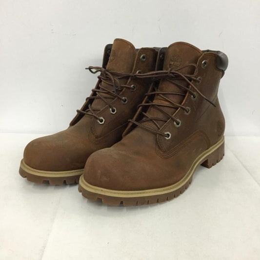 ティンバーランド Timberland ブーツ ショートブーツ TB1A1H8Q855 アルバーン 6インチ レースアップ ウォータープルーフ ブーツ 26.5cm 26.5cm ワンポイント 茶 / ブラウン / brown メンズ USED 古着 中古 10151966
