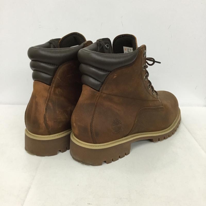 ティンバーランド Timberland ブーツ ショートブーツ TB1A1H8Q855 アルバーン 6インチ レースアップ ウォータープルーフ ブーツ 26.5cm 26.5cm ワンポイント 茶 / ブラウン / brown メンズ USED 古着 中古 10151966