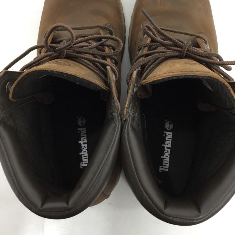 ティンバーランド Timberland ブーツ ショートブーツ TB1A1H8Q855 アルバーン 6インチ レースアップ ウォータープルーフ ブーツ 26.5cm 26.5cm ワンポイント 茶 / ブラウン / brown メンズ USED 古着 中古 10151966