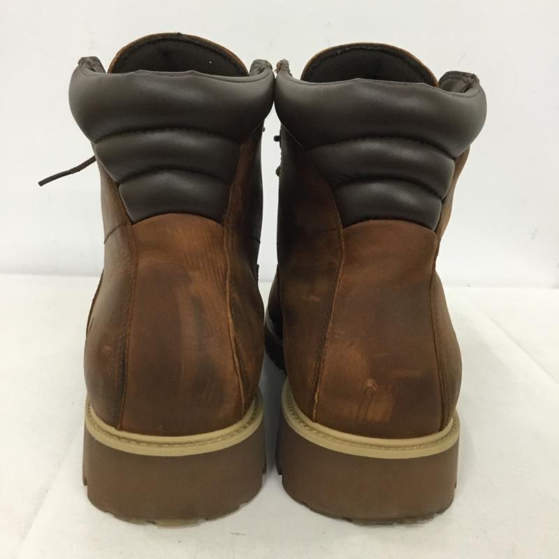 ティンバーランド Timberland ブーツ ショートブーツ TB1A1H8Q855 アルバーン 6インチ レースアップ ウォータープルーフ ブーツ 26.5cm 26.5cm ワンポイント 茶 / ブラウン / brown メンズ USED 古着 中古 10151966