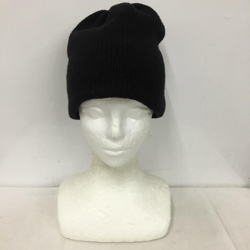 カムズアンドゴーズ COMESANDGOES 帽子 ニット帽 コットン ナイロン 無地 黒 / ブラック / black メンズ USED 古着 中古 10151972