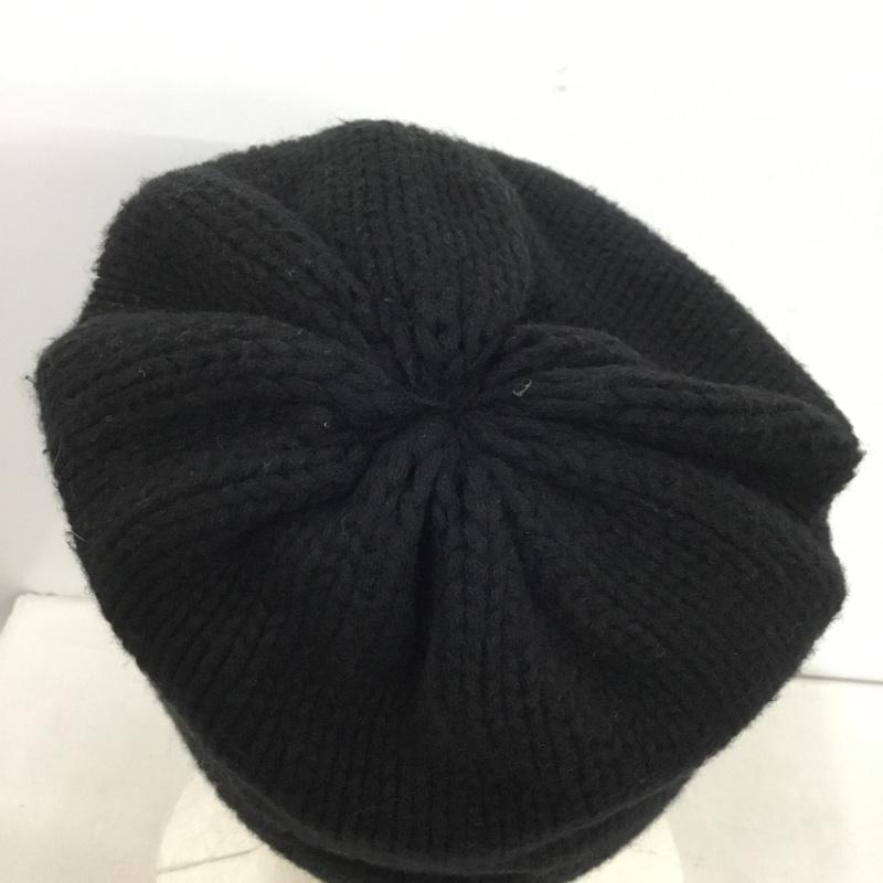カムズアンドゴーズ COMESANDGOES 帽子 ニット帽 コットン ナイロン 無地 黒 / ブラック / black メンズ USED 古着 中古 10151972