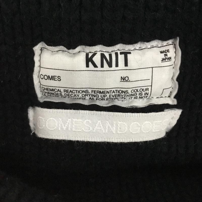 カムズアンドゴーズ COMESANDGOES 帽子 ニット帽 コットン ナイロン 無地 黒 / ブラック / black メンズ USED 古着 中古 10151972