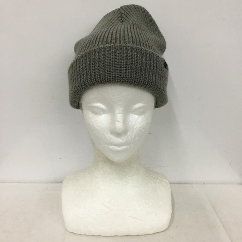 ハフ HUF 帽子 ニット帽 ビーニー ロゴ、文字 灰 / グレー / gray メンズ USED 古着 中古 10151973