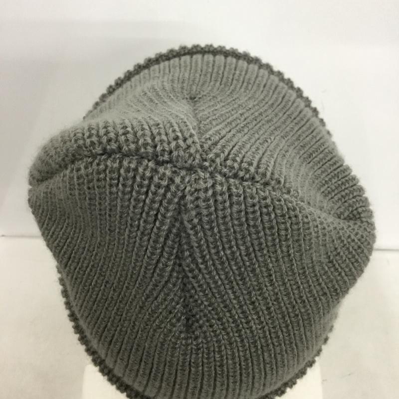 ハフ HUF 帽子 ニット帽 ビーニー ロゴ、文字 灰 / グレー / gray メンズ USED 古着 中古 10151973