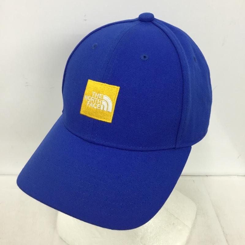 ザノースフェイス THE NORTH FACE 帽子 キャップ NN02334 スクエアロゴキャップ FREE ロゴ、文字 青 / ブルー / blue メンズ USED 古着 中古 10151975
