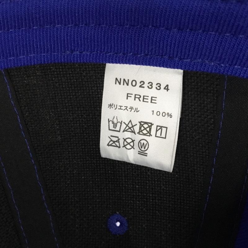 ザノースフェイス THE NORTH FACE 帽子 キャップ NN02334 スクエアロゴキャップ FREE ロゴ、文字 青 / ブルー / blue メンズ USED 古着 中古 10151975