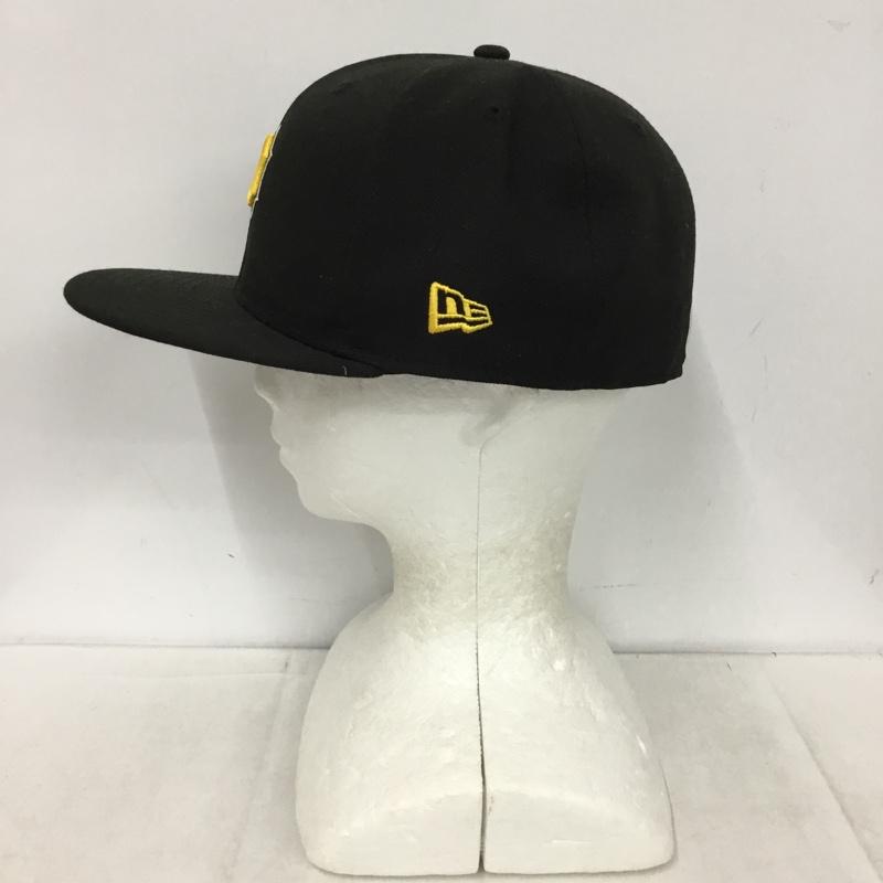 ニューエラ NEW ERA 帽子 キャップ 59FIFTY MLBオンフィールド ピッツバーグ パイレーツ ゲーム ロゴ、文字 黒 / ブラック / black メンズ USED 古着 中古 10151977