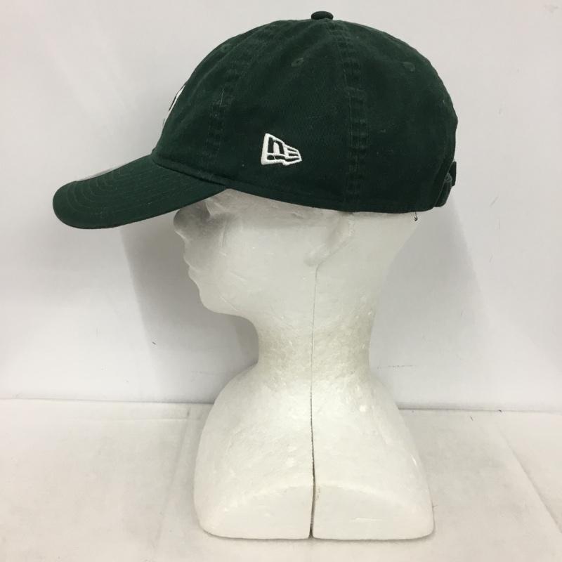 ニューエラ NEW ERA 帽子 キャップ NY ニューヨークヤンキース 9TWENTY ロゴ、文字 緑 / グリーン / green メンズ USED 古着 中古 10151983