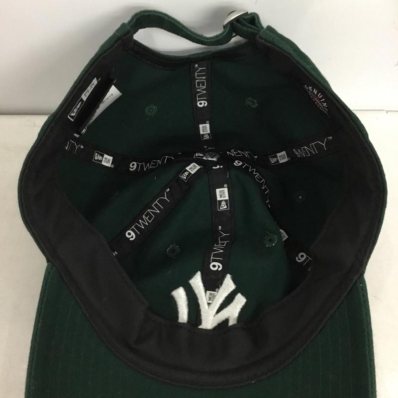 ニューエラ NEW ERA 帽子 キャップ NY ニューヨークヤンキース 9TWENTY ロゴ、文字 緑 / グリーン / green メンズ USED 古着 中古 10151983