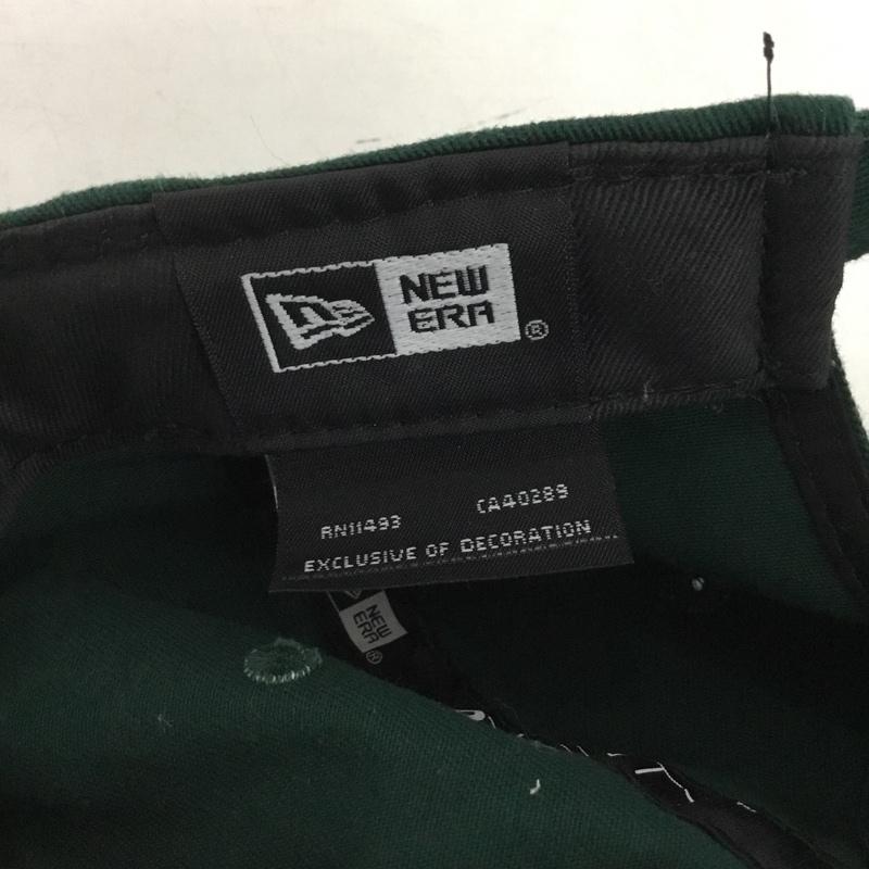 ニューエラ NEW ERA 帽子 キャップ NY ニューヨークヤンキース 9TWENTY ロゴ、文字 緑 / グリーン / green メンズ USED 古着 中古 10151983