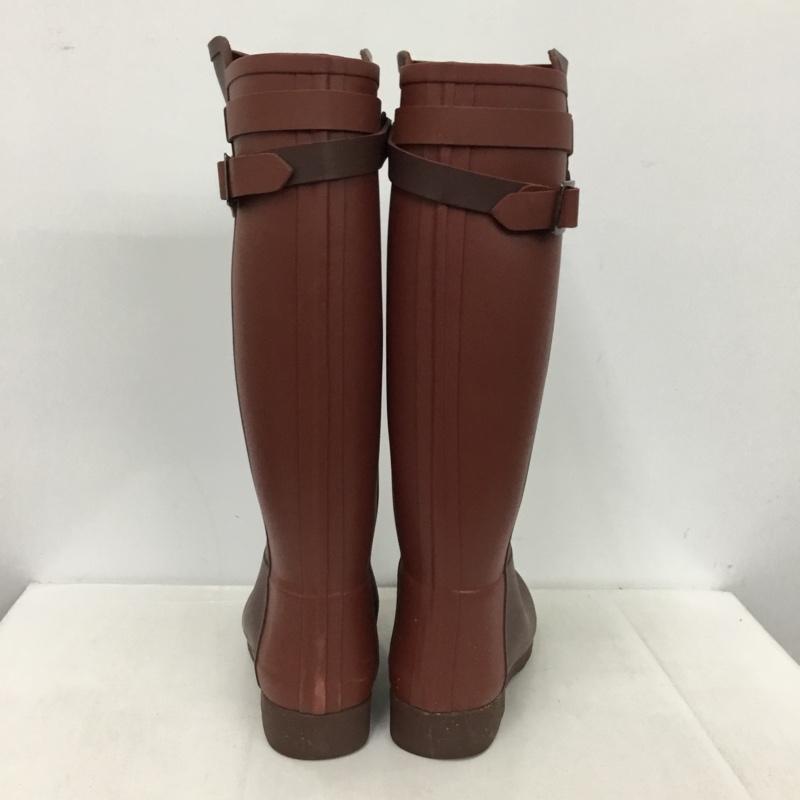 ハンター HUNTER 長靴、レインシューズ 長靴、レインシューズ W ORG TALL BT REFINED B STRAP ロング丈 UK4 箱有 US：6 ロゴ、文字 茶 / ブラウン / brown レディース USED 古着 中古 10151987