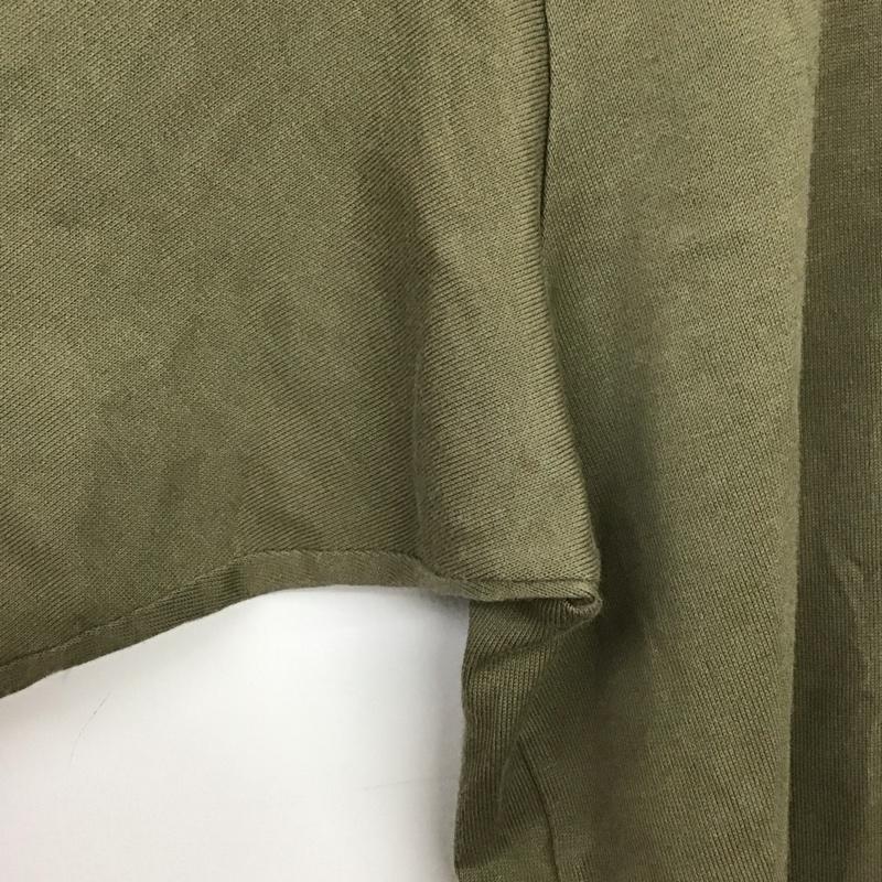 オーラリー AURALEE カットソー 長袖 4 無地 カーキ / カーキ / khaki メンズ USED 古着 中古 10151989