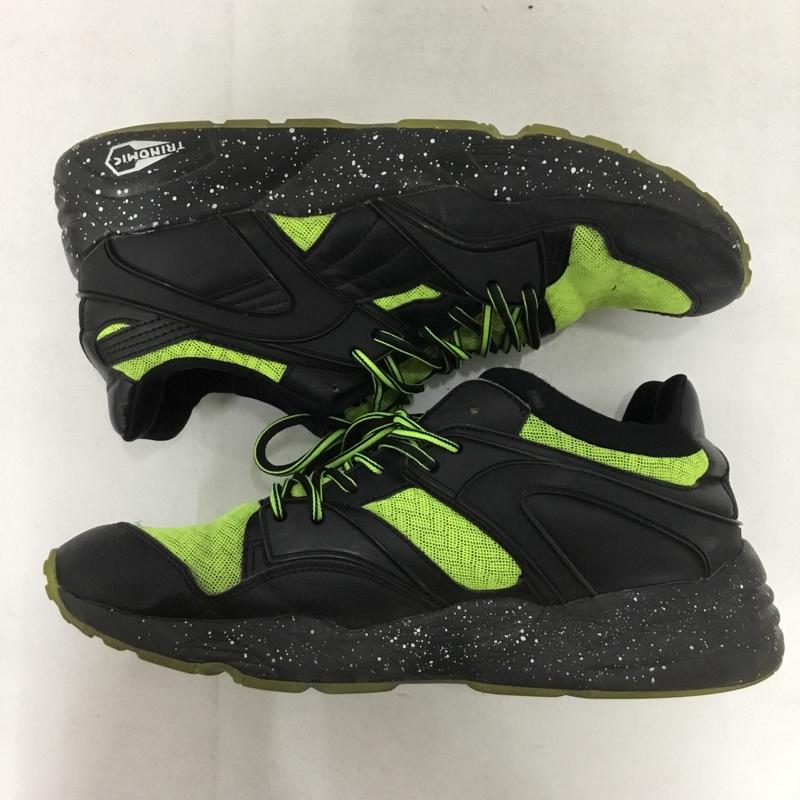 プーマ PUMA スニーカー スニーカー 361340 03 BLAZE TECH MESH 26.5cm 26.5cm ロゴ、文字 黒 / ブラック / black X 黄 / イエロー / yellow メンズ USED 古着 中古 10151993