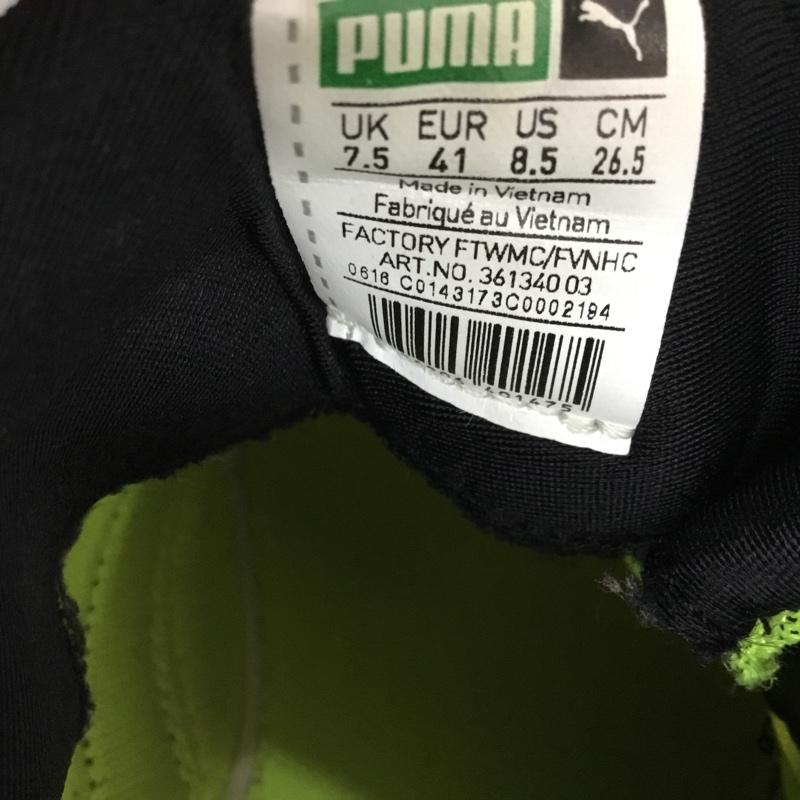 プーマ PUMA スニーカー スニーカー 361340 03 BLAZE TECH MESH 26.5cm 26.5cm ロゴ、文字 黒 / ブラック / black X 黄 / イエロー / yellow メンズ USED 古着 中古 10151993