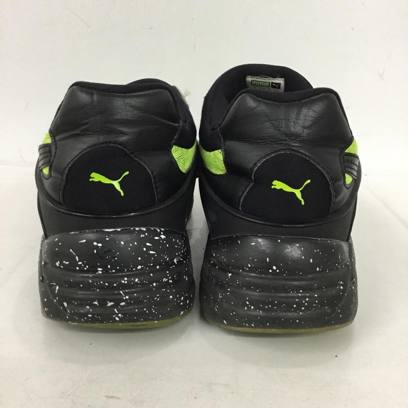 プーマ PUMA スニーカー スニーカー 361340 03 BLAZE TECH MESH 26.5cm 26.5cm ロゴ、文字 黒 / ブラック / black X 黄 / イエロー / yellow メンズ USED 古着 中古 10151993