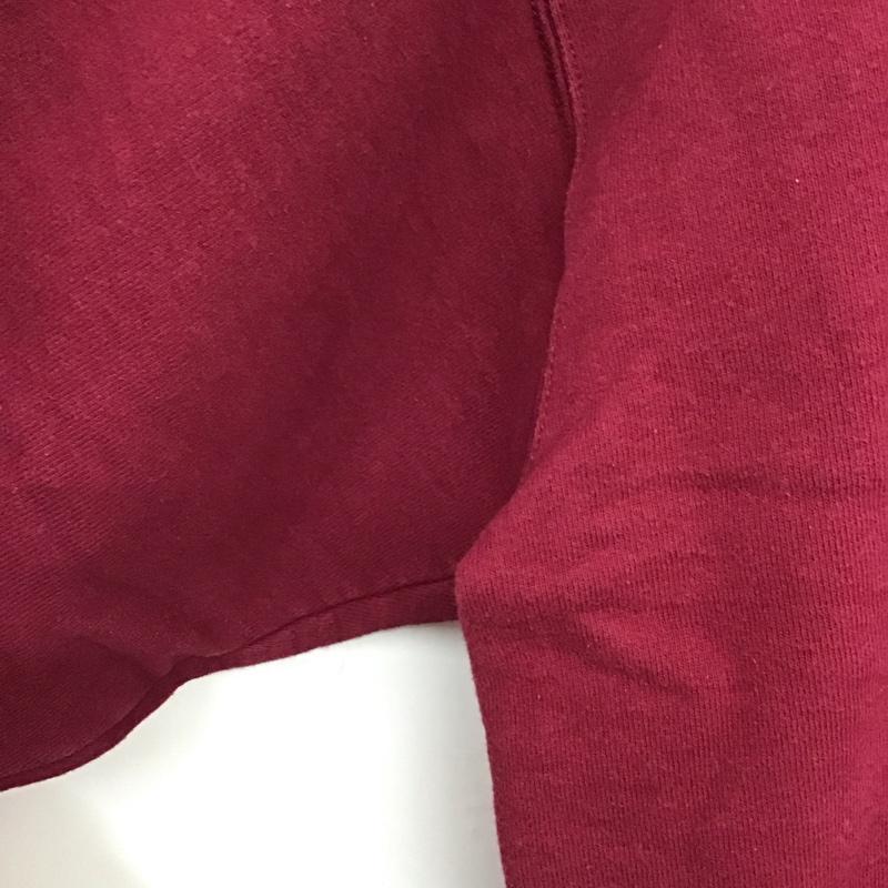 フルーツオブザルーム FRUIT OF THE LOOM トレーナー 長袖 長袖トレーナー スウェット クルーネック プルオーバー XXL ロゴ、文字 えんじ / ワインレッド / dark red メンズ USED 古着 中古 10151997