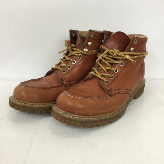 ホーキンス Hawkins ブーツ ショートブーツ GT4401 レースアップブーツ 7 1/2E ロゴ、文字 茶 / ブラウン / brown メンズ USED 古着 中古 10151998