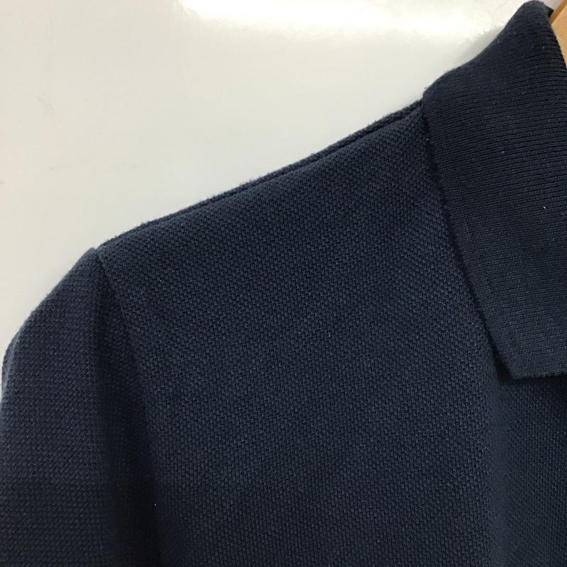 ザノースフェイス THE NORTH FACE ポロシャツ 半袖 M ロゴ、文字 紺 / ネイビー / navy レディース USED 古着 中古 10152002