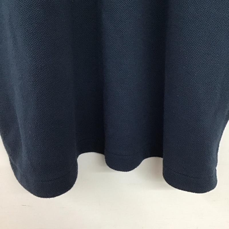 ザノースフェイス THE NORTH FACE ポロシャツ 半袖 M ロゴ、文字 紺 / ネイビー / navy レディース USED 古着 中古 10152002