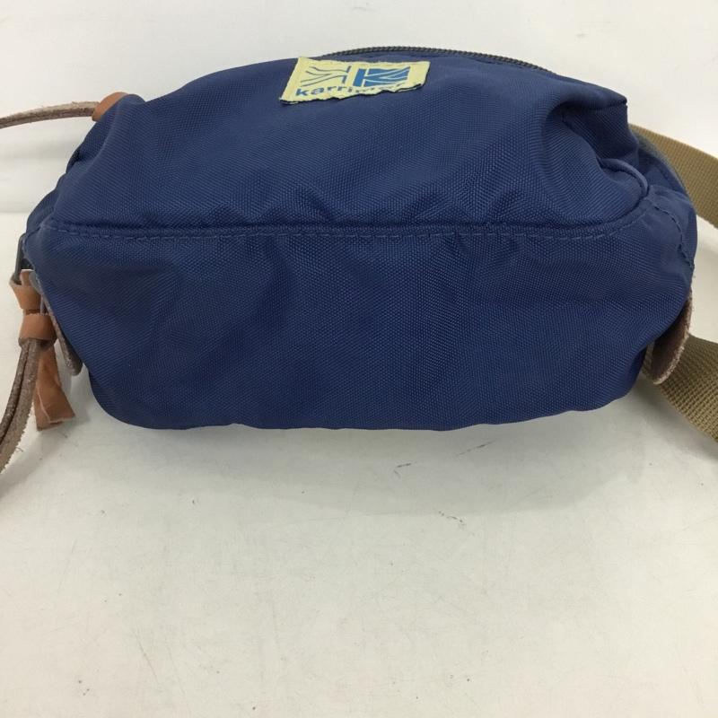 カリマー Karrimor ショルダーバッグ ショルダーバッグ ミニショルダー ロゴ、文字 紺 / ネイビー / navy メンズ USED 古着 中古 10152004