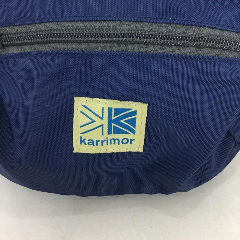 カリマー Karrimor ショルダーバッグ ショルダーバッグ ミニショルダー ロゴ、文字 紺 / ネイビー / navy メンズ USED 古着 中古 10152004