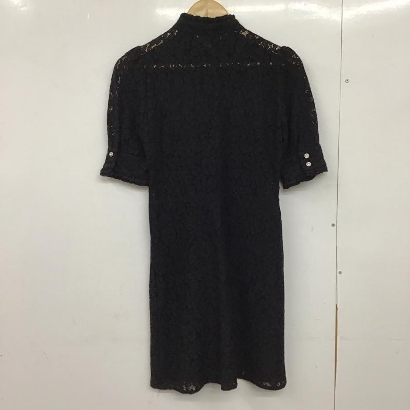 ザラ ZARA ワンピース ミニスカート XS 無地 黒 / ブラック / black レディース USED 古着 中古 10152006