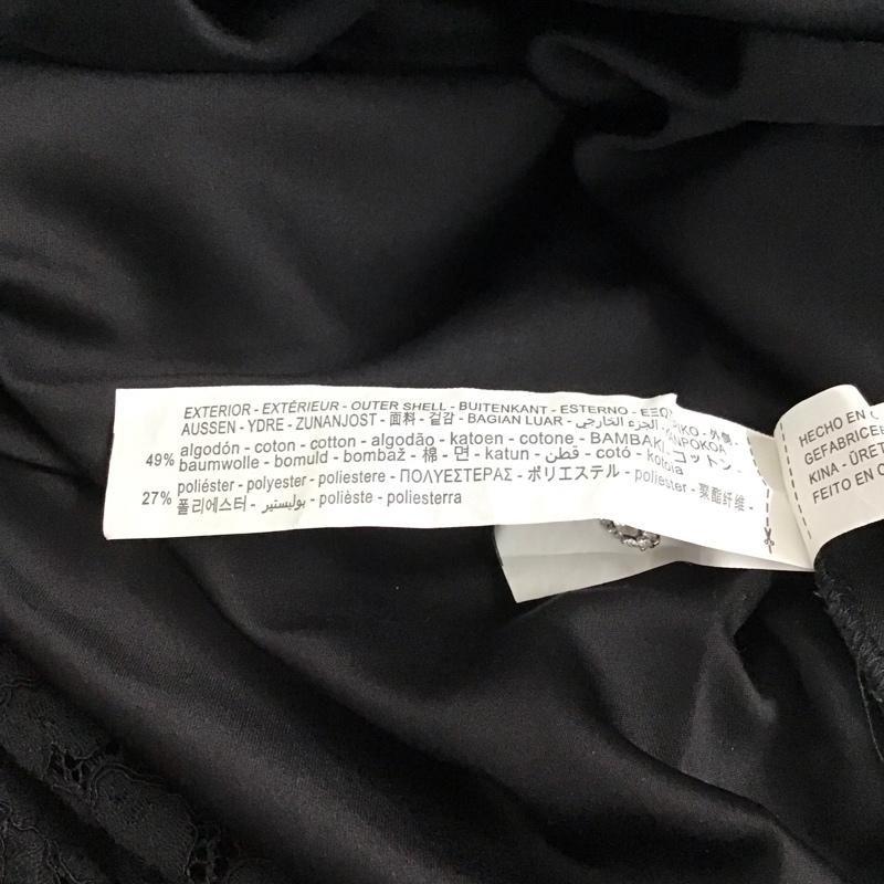 ザラ ZARA ワンピース ミニスカート XS 無地 黒 / ブラック / black レディース USED 古着 中古 10152006