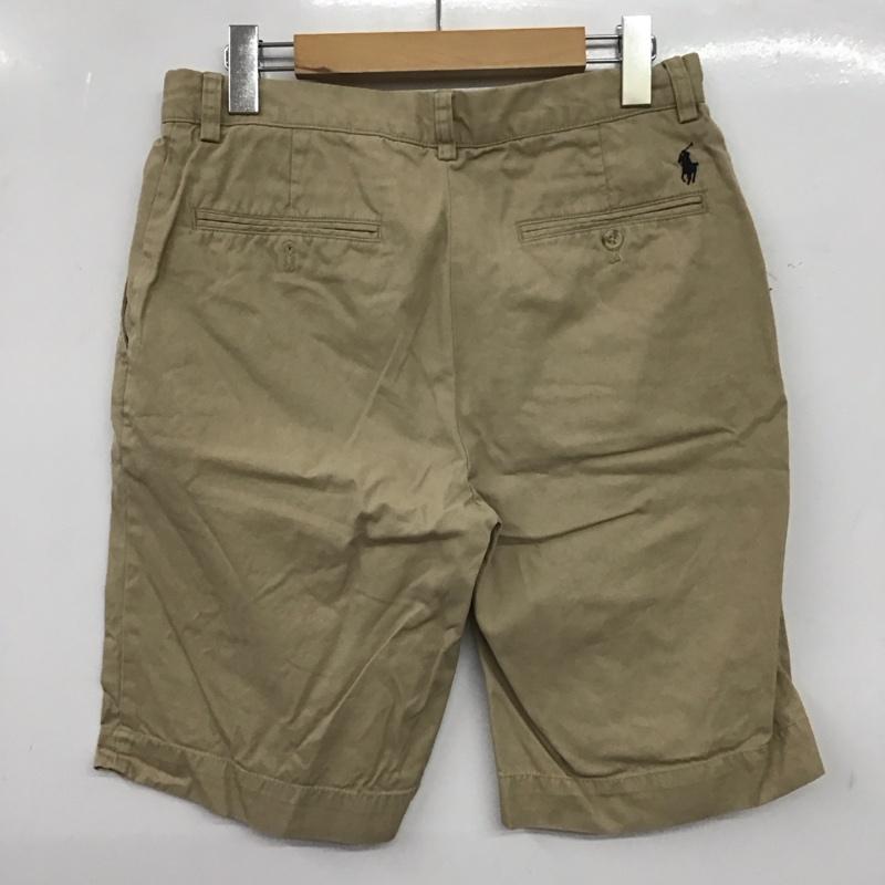 ポロバイラルフローレン Polo by RALPH LAUREN パンツ ショートパンツ ショートパンツ ハーフパンツ カジュアルパンツ 30インチ ロゴ、文字 ベージュ / ベージュ / beige メンズ USED 古着 中古 10152010