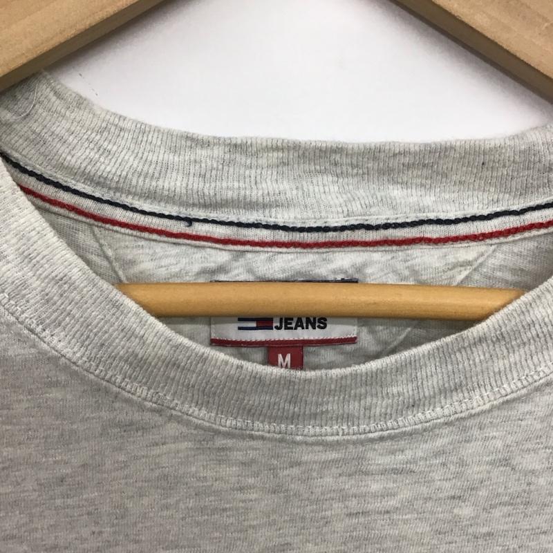 トミー ジーンズ TOMMY JEANS Tシャツ 半袖 M プリント 灰 / グレー / gray メンズ USED 古着 中古 10152011