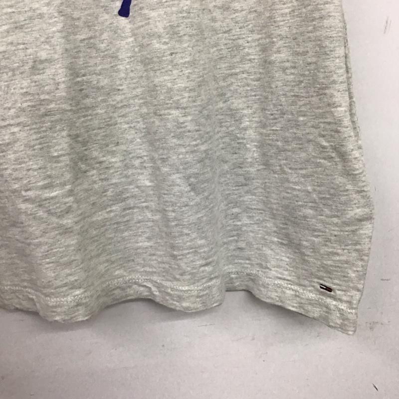 トミー ジーンズ TOMMY JEANS Tシャツ 半袖 M プリント 灰 / グレー / gray メンズ USED 古着 中古 10152011