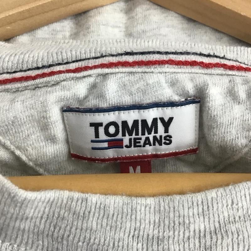 トミー ジーンズ TOMMY JEANS Tシャツ 半袖 M プリント 灰 / グレー / gray メンズ USED 古着 中古 10152011