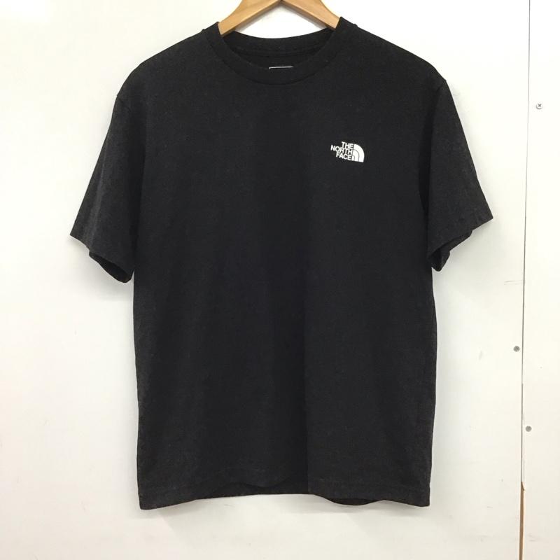 ザノースフェイス THE NORTH FACE Tシャツ 半袖 nt32446 ショートスリーブバンダナスクエアロゴティー プリントTシャツ M ロゴ、文字 黒 / ブラック / black メンズ USED 古着 中古 10152015
