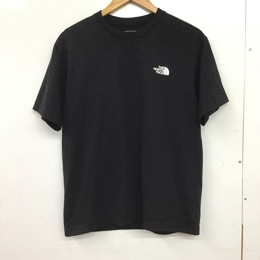 ザノースフェイス THE NORTH FACE Tシャツ 半袖 nt32446 ショートスリーブバンダナスクエアロゴティー プリントTシャツ M ロゴ、文字 黒 / ブラック / black メンズ USED 古着 中古 10152015