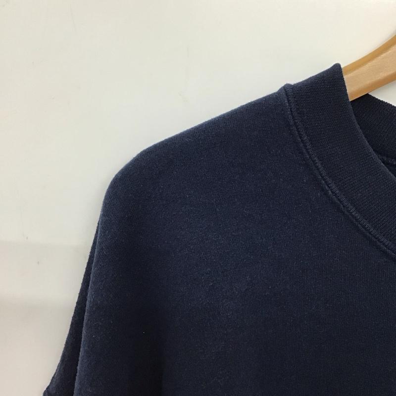 ギルダン GILDAN トレーナー 長袖 長袖トレーナー スウェット クルーネック プルオーバー 00s XL プリント 紺 / ネイビー / navy メンズ USED 古着 中古 10152020