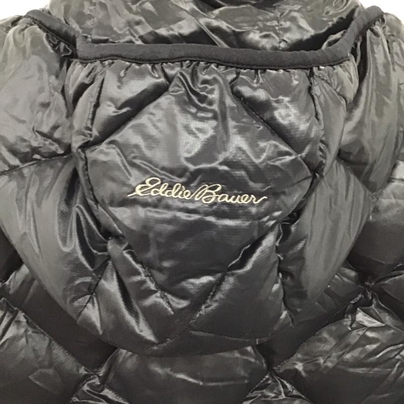 エディーバウアー Eddie Bauer ベスト ベスト ジップアップダウンジャケット ノースリーブジャケット アウター S 無地 黒 / ブラック / black メンズ USED 古着 中古 10152024